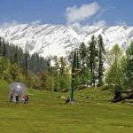 zorbing in solang valley travel guide Adventure Activities